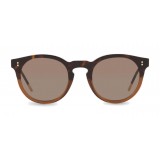 Dolce & Gabbana - Panthos Sunglasses with Keyhole Bridge - Havana Transparent Brown - Dolce & Gabbana Eyewear