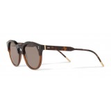 Dolce & Gabbana - Occhiale da Sole Panthos con Ponte Keyhole - Havana Marrone Trasparente - Dolce & Gabbana Eyewear