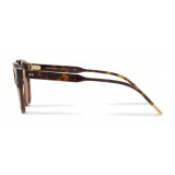 Dolce & Gabbana - Panthos Sunglasses with Keyhole Bridge - Havana Transparent Brown - Dolce & Gabbana Eyewear