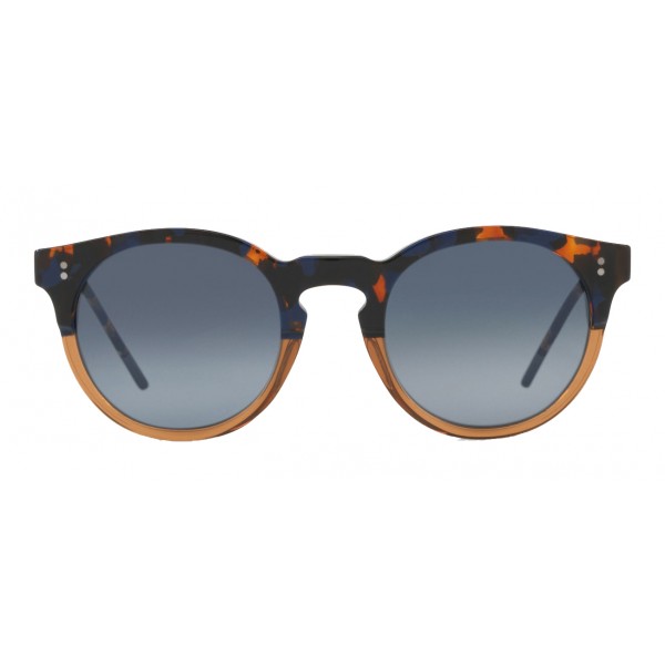 Dolce & Gabbana - Occhiale da Sole Panthos con Ponte Keyhole - Havana Blu e Marrone - Dolce & Gabbana Eyewear