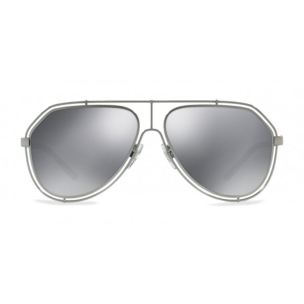 Dolce & Gabbana - Occhiale da Sole Pilot con Profilo Metallico - Canna di Fucile Lucido - Dolce & Gabbana Eyewear