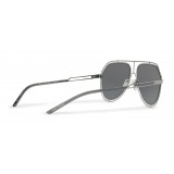 Dolce & Gabbana - Occhiale da Sole Pilot con Profilo Metallico - Canna di Fucile Lucido - Dolce & Gabbana Eyewear