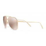 Dolce & Gabbana - Pilot Sunglasses in Gold Plated Metal - Plated Gold - Dolce & Gabbana Eyewear