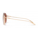 Dolce & Gabbana - Pilot Sunglasses in Gold Plated Metal - Plated Rose Gold - Dolce & Gabbana Eyewear