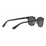 Dolce & Gabbana - Square Sunglasses with Metal Structure - Shiny Black - Dolce & Gabbana Eyewear