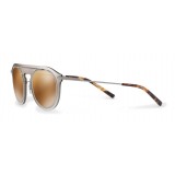 Dolce & Gabbana - Panthos Sunglasses in Acetate and Metal - Gold Mirror - Dolce & Gabbana Eyewear