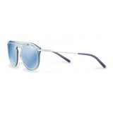 Dolce & Gabbana - Panthos Sunglasses in Acetate and Metal - Blue Mirror - Dolce & Gabbana Eyewear
