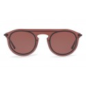 Dolce & Gabbana - Panthos Sunglasses in Acetate and Metal - Bordeaux - Dolce & Gabbana Eyewear