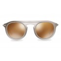Dolce & Gabbana - Panthos Sunglasses in Acetate and Metal - Gold Mirror - Dolce & Gabbana Eyewear