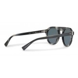 Dolce & Gabbana - Panthos Sunglasses in Acetate - Blue - Dolce & Gabbana Eyewear