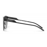 Dolce & Gabbana - Square Sunglasses in Metal - Shiny Black - Dolce & Gabbana Eyewear