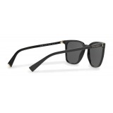 Dolce & Gabbana - Occhiale da Sole Squadrato in Acetato - Nero Lucido - Dolce & Gabbana Eyewear