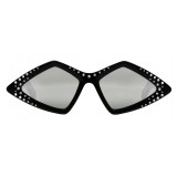 Gucci - Occhiale da Sole con Montatura a Diamante e Cristalli Swarovski - Bicolore - Gucci Eyewear