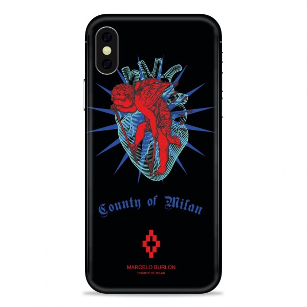 Marcelo Burlon - Cover Cupido - iPhone X - Apple - County of Milan - Cover Stampata