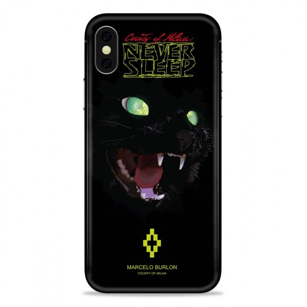 Marcelo Burlon - Cover Cat - iPhone X - Apple - County of Milan - Cover Stampata