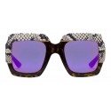 Gucci - Occhiale da Sole Quadrati Oversize - Serpente - Gucci Eyewear