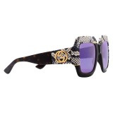 Gucci - Square Oversize Sunglasses - Snake - Gucci Eyewear