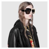 Gucci - Occhiale da Sole Quadrati Oversize - Bicolore - Gucci Eyewear