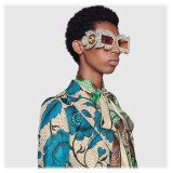 Gucci - Sunglasses with Mask with Swarovski Crystals Limited Edition - Rétro Details - Gucci Eyewear