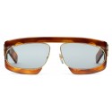 Gucci - Rectangular Acetate Sunglasses - Turtle - Gucci Eyewear