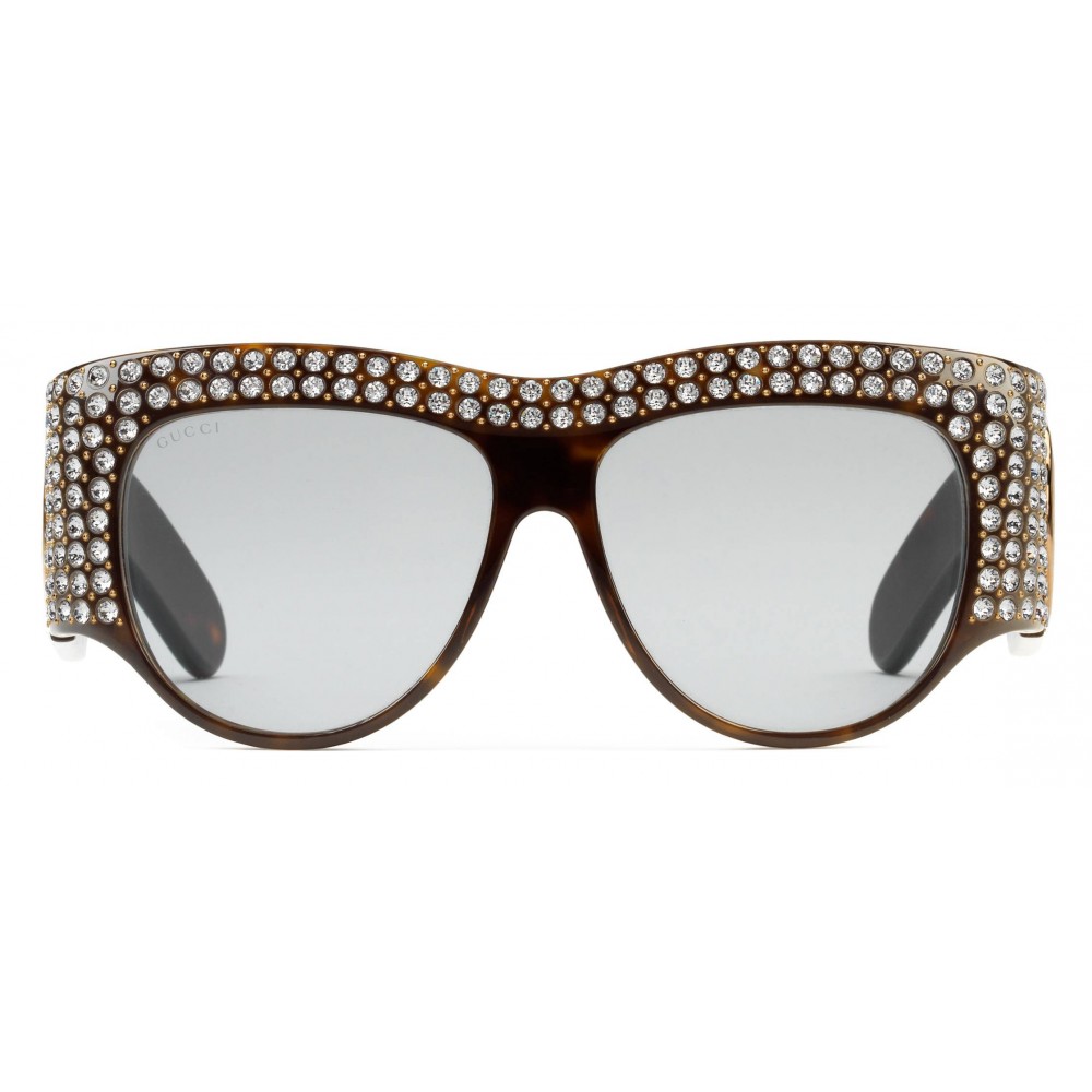 Gucci - Acetate Oversized Sunglasses 