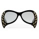 Gucci - Occhiale da Sole Oversize con Dettagli in Madreperla - Nero - Gucci Eyewear