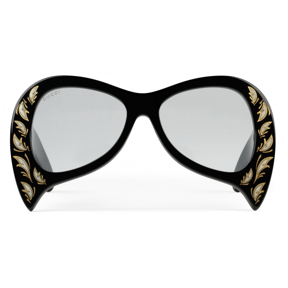 Gucci - Sunglasses with Details - Black - Gucci Eyewear - Avvenice
