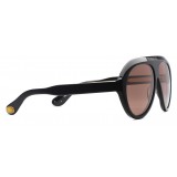 Gucci - Navigator Sunglasses with Double G - Black - Gucci Eyewear