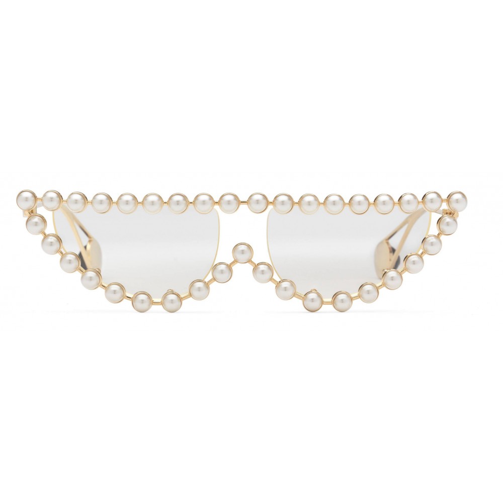 Vintage 50s Inspired Cateye Sunglasses With Swarovski Pearls 