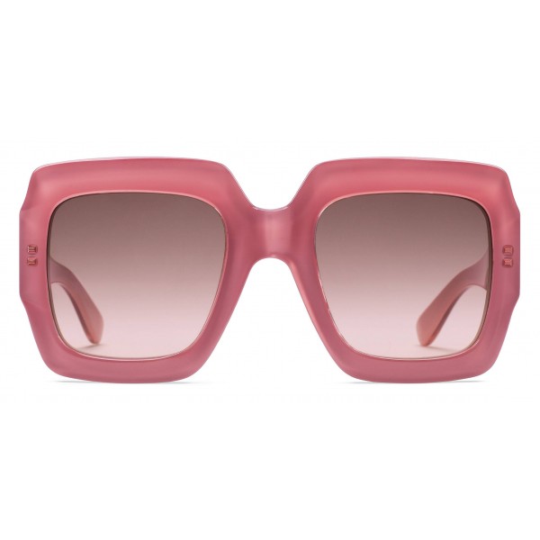 gucci oversized square acetate sunglasses