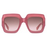 Gucci - Square Acetate Sunglasses - Pink - Gucci Eyewear