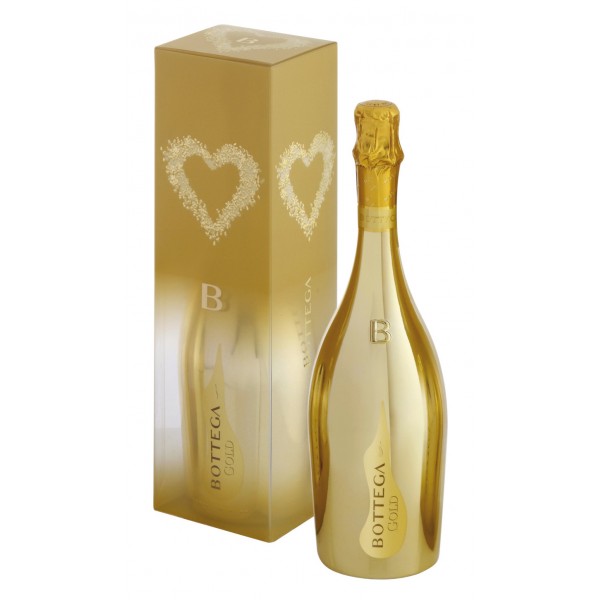 Bottega - Gold - Prosecco D.O.C. Brut Sparkling Wine - Box - Gold Edition - Luxury Limited Edition Prosecco