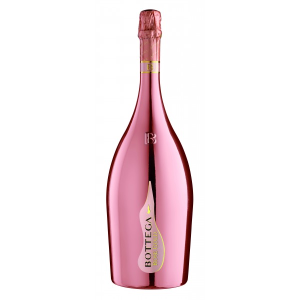 Bottega - Rose Gold - Pinot Nero Sparkling Brut Rosé - Magnum - Rose Gold Edition - Luxury Limited Edition Prosecco