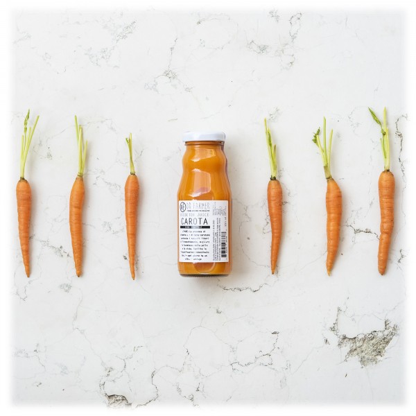 Dr. Farmer - Smoothie Pure Juice 100 % - Carrot - 100 % Organic - 100 % Italian - 100 % Vegan - Organic Juices