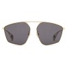 Gucci - Square Sunglasses with Optimal Fit - Gold Metal Frame - Gucci Eyewear