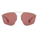 Gucci - Square Sunglasses with Optimal Fit - Brick Red - Gucci Eyewear