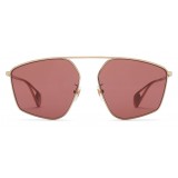 Gucci - Square Sunglasses with Optimal Fit - Brick Red - Gucci Eyewear