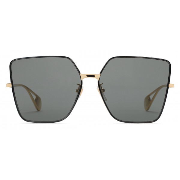 Gucci - Square Frame Sunglasses - Gold - Gucci Eyewear