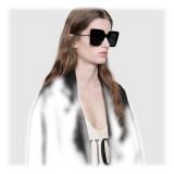 Gucci - Square Frame Sunglasses - Glossy Black - Gucci Eyewear