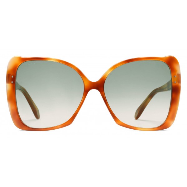 Gucci - Oversize Square Frame Sunglasses - Light Tortoiseshell Acetate - Gucci Eyewear