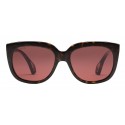 Gucci - Occhiali da Sole Quadrati con Protezioni Laterali - Acetato Tartarugato - Gucci Eyewear