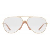 Gucci - Occhiali da Sole Aviator in Metallo - Oro Lucido - Gucci Eyewear