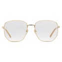 Gucci - Occhiali Rettangolari in Metallo - Oro - Gucci Eyewear