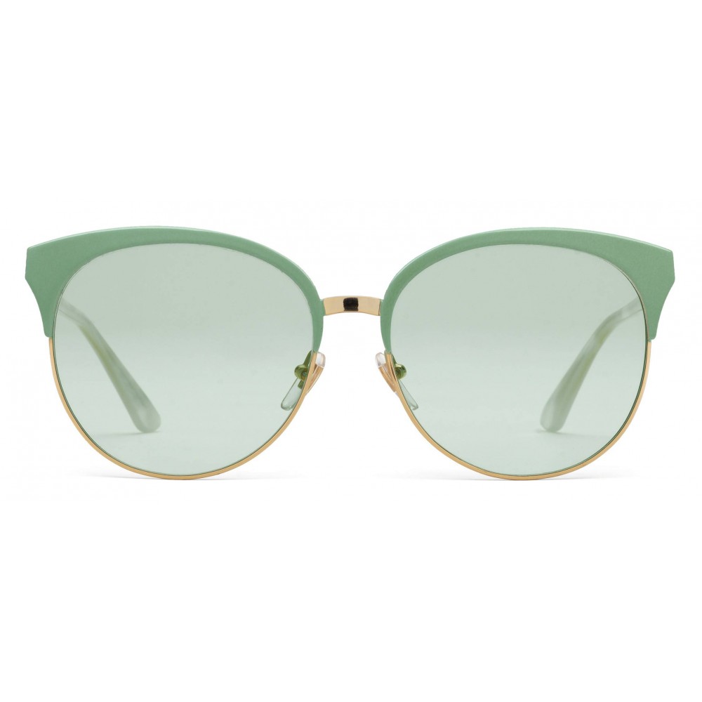Bottega Veneta - The Original 01 D Classic Sunglasses - Green - Sunglasses  - Bottega Veneta Eyewear - Avvenice