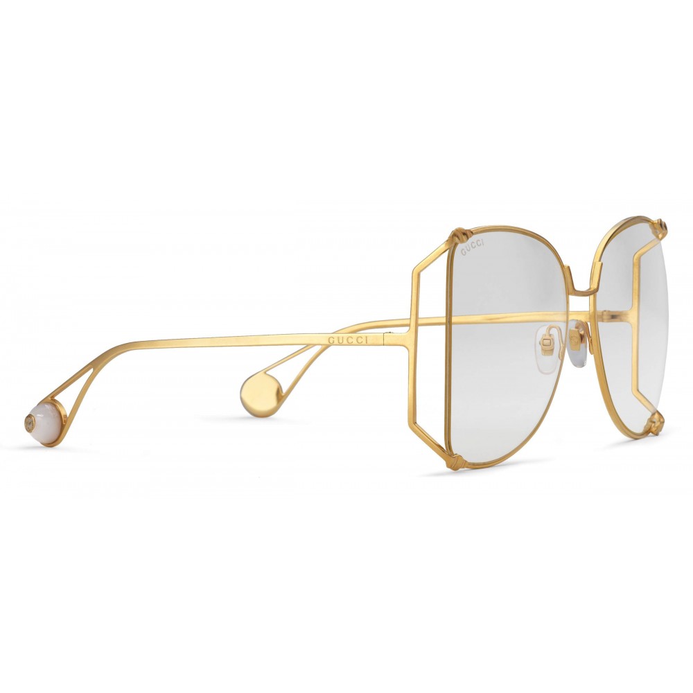 round gold gucci glasses