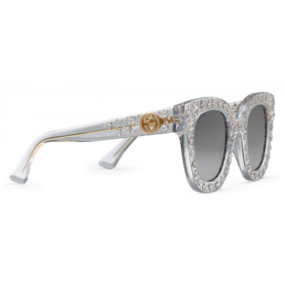 Biopic 50 Crystal Clear Uni-Sex D-Frame Sunglasses | Le Specs
