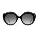 Gucci - Round Frame Acetate Sunglasses - Black Acetate - Gucci Eyewear