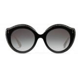 Gucci - Occhiali da Sole Rotondi in Acetato - Acetato Nero - Gucci Eyewear