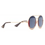 Gucci - Occhiali da Sole Rotondi in Metallo - Web Sylvie - Gucci Eyewear