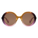 Gucci - Occhiali da Sole Rotondi in Acetato - Ombre Giallo e Rosa - Gucci Eyewear